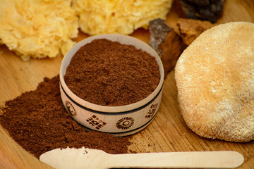 Natural Supplements: Dried Mushrooms and Herbal Remedies