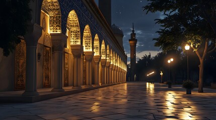 Photograph of the "Al-Salam Mosque" in Egypt
