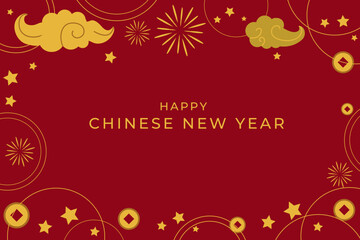  Chinese new year background. Vector illustration.