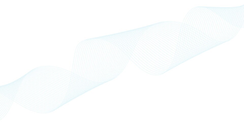 Abstract vector background with blue wavy lines. Blue wave background. Blue lines vector illustration. Curved wave. Abstract wave element.