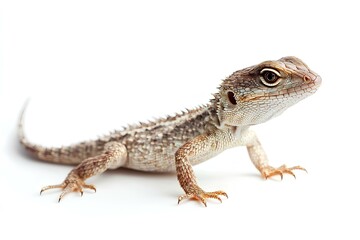 Fototapeta premium a lizard isolated on white background