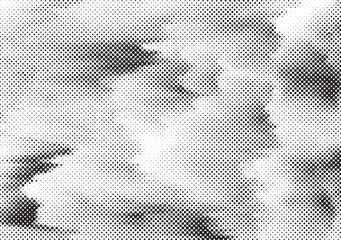 Black and White Dots Background. Halftone Effect background. Grunge Halftone backdrop. Vector illustration.
