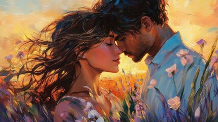 Sunset magic adds warmth and romance to summer images.