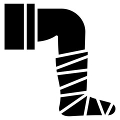 leg sling icon