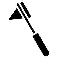 reflex hammer icon	