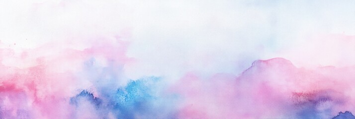 Delicate Watercolor Gradient Painting