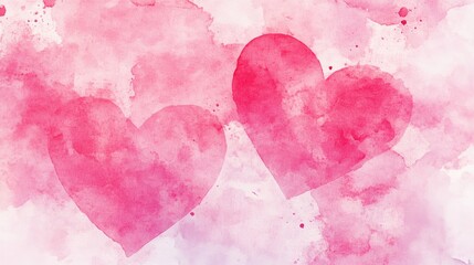 Fototapeta premium Soft water abstracts pink heart shapes blending in tranquil waters artistic visuals calm environment dreamy concept
