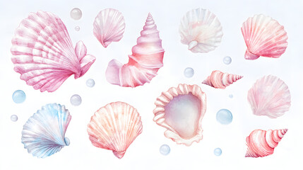 sea shells background