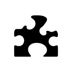 Obraz premium Abstract Puzzle Piece: A Black and White Jigsaw Game Challenge. Test your problem-solving skills with this intriguing design. Perfect for strategy game lovers and puzzle enthusiasts.