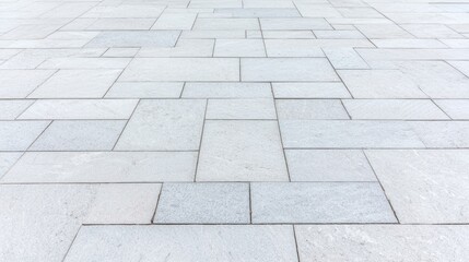 Obraz premium Light grey stone pavement, outdoor, urban background, texture