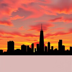 Obraz premium Byzantine-inspired eye illustration with abstract cityscape generative ai image silhouetted skyline cityscape architecture illustration building city vector