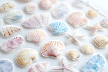 sea shells background