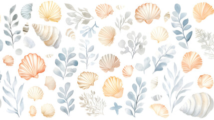 sea shells background