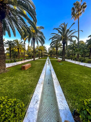 Fototapeta premium Sofitel hotel park in Rabat, Morocco