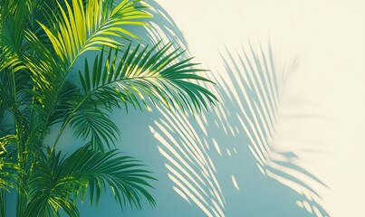 Naklejka premium A creative background for design or product presentation, showcasing light and shadow effects in light gray tones