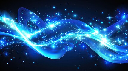 Obraz premium A hyper jump in space illustrated in abstract 3D style