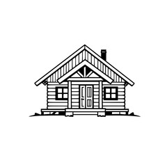 Cozy Log Cabin: A Rustic Retreat in the Woods.  Perfect for a peaceful getaway or a family home.  Discover the charm of this idyllic timber home design.