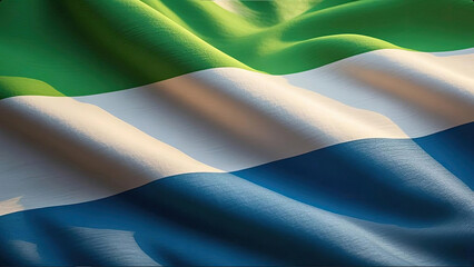sierra leone flag for national Day or Independence Day of sierra leone