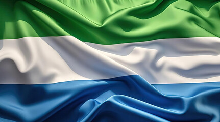 sierra leone flag for national Day or Independence Day of sierra leone