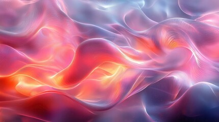 Fototapeta premium Abstract background with glowing lines.