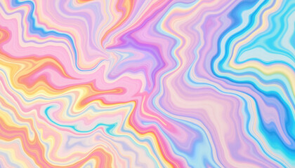 Obraz premium Swirling rainbow patterns on mirror with liquid soap, abstract beauty