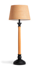 Obraz premium Tall slender floor lamp isolated on a white background