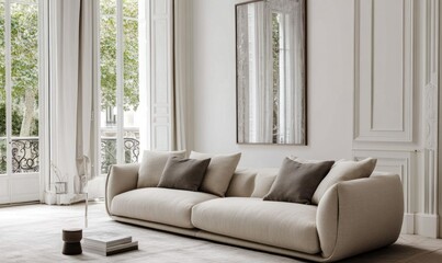 Serene Modern Living Room Interior Design