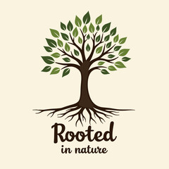 Obraz premium Nature's Foundation: Rooted In Growth And Stability