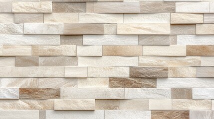 Obraz premium Elegant Natural Stone Wall Featuring Neutral Tones and Textures