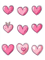 Love heart illustration