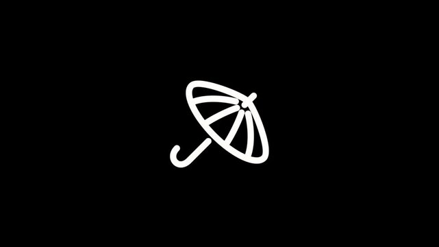 umbrella icon animation