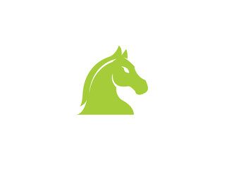 Horse logo design Vector illustration 