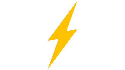 角の丸い雷マーク