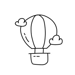 air balloon Vector illustration
