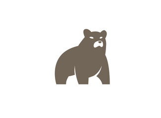 Fototapeta premium Bear logo design vector
