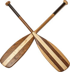 Artistic Wooden Oars