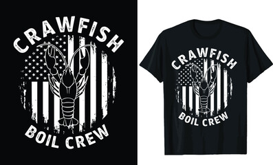 Crawfish Boil Crew T-Shirt Design