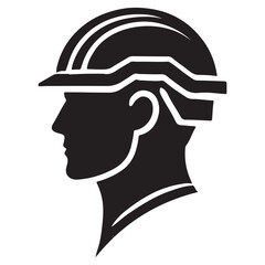 Construction Worker Silhouette Illustration