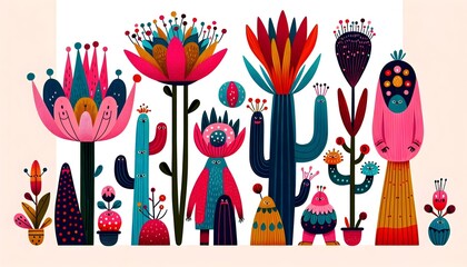 Jardines Encantados: Criaturas y Flores Mágicas