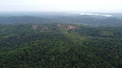 Fototapeta premium Sri Lankan jungle top view