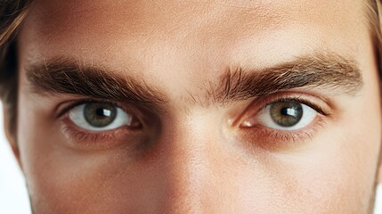 Fototapeta premium close up of a young man with blue eyes 