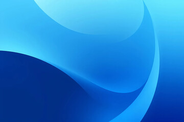 Elegant Blue Gradient Abstract Background with Smooth Curves and Shapes