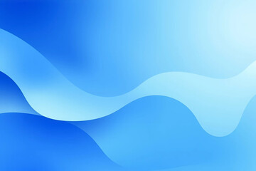 Elegant Blue Gradient Abstract Background with Smooth Curves and Shapes