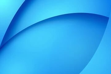 Elegant Blue Gradient Abstract Background with Smooth Curves and Shapes