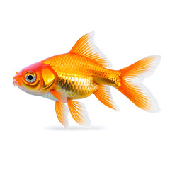 Fototapeta premium Goldfish isolated on white background