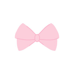 Elegant pink ribbon bow design perfect for festive decorations and gift wrapping