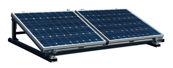 solar panels on a roof