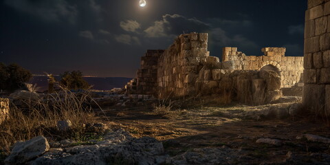 At night At night Tiryns is shrouded in an atmosph_002