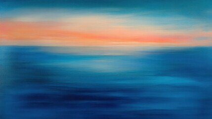 Obraz premium Vibrant Sunset Reflections Over Calm Waters