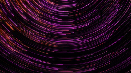 Particles Moving Background. fast energy flying wave line with flash lights. Particle from below. 